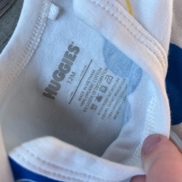 gerber short sleeve snap onesie - 3 infant baby toddler 12m - Picture 4 of 5